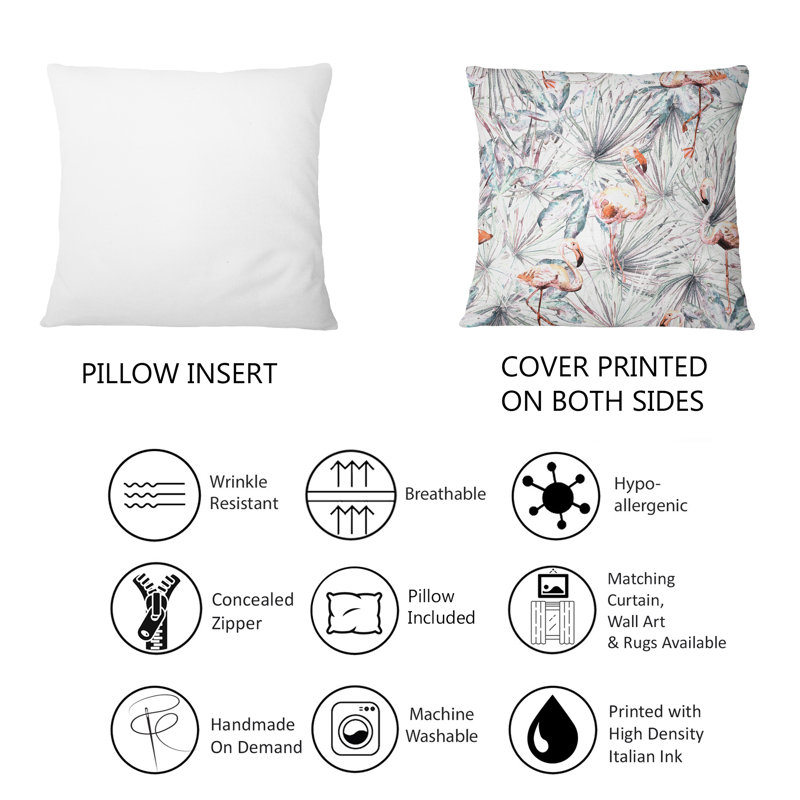 Coussin Flamingo