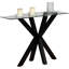Lola 100cm Glass Top Console Table-16074270