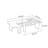 Retro high-end design coffee table