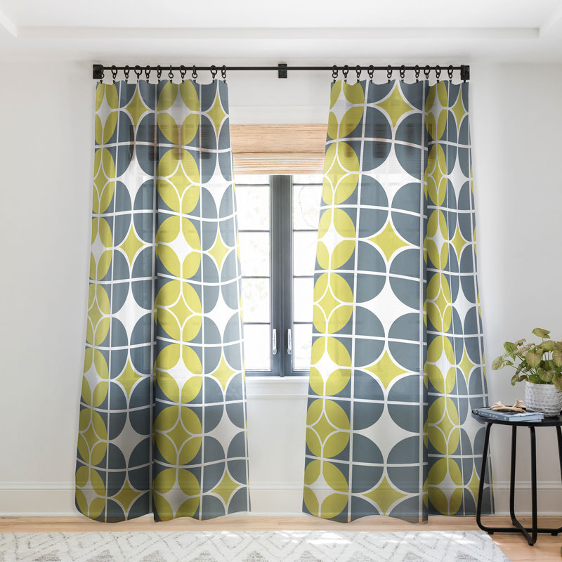 Heather Dutton Othello 1pc Sheer Window Curtain Panel