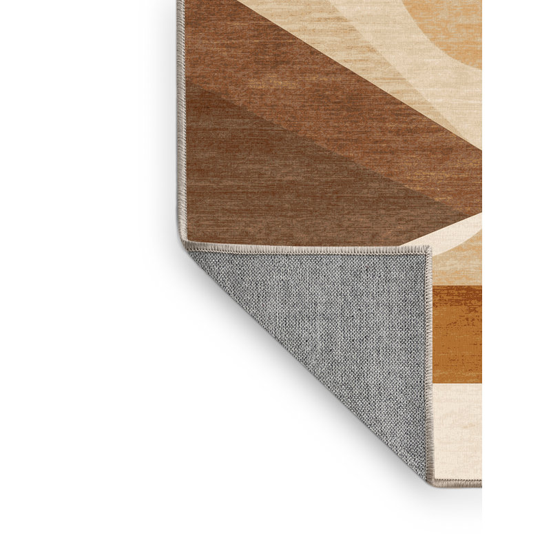 Tapis chic et luxueux lavable à la machine Medford, 5 x 8