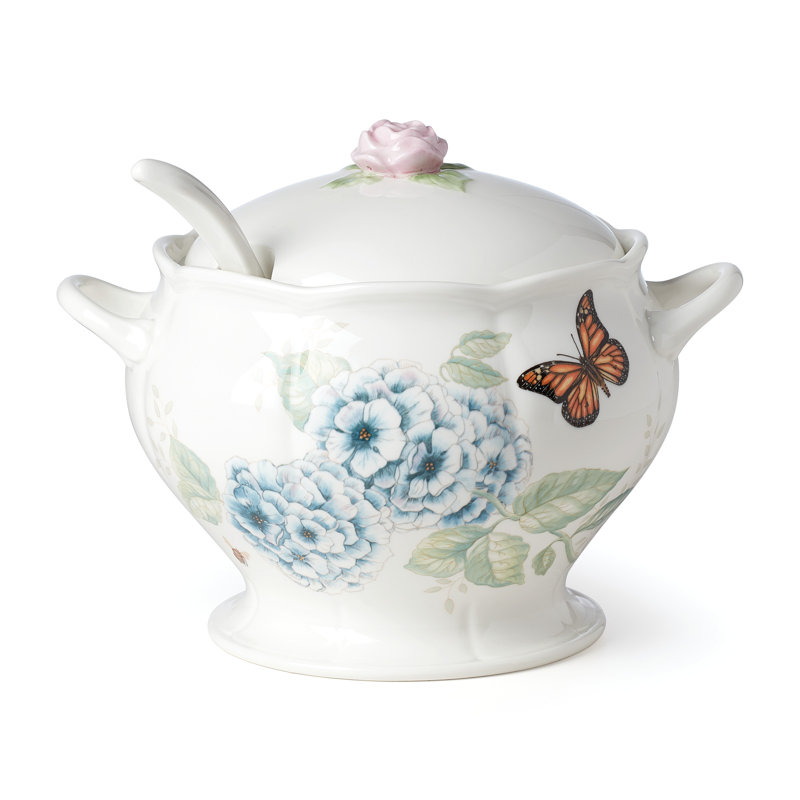 Butterfly Meadow 4.7 qt. Tureen 2 Piece Set