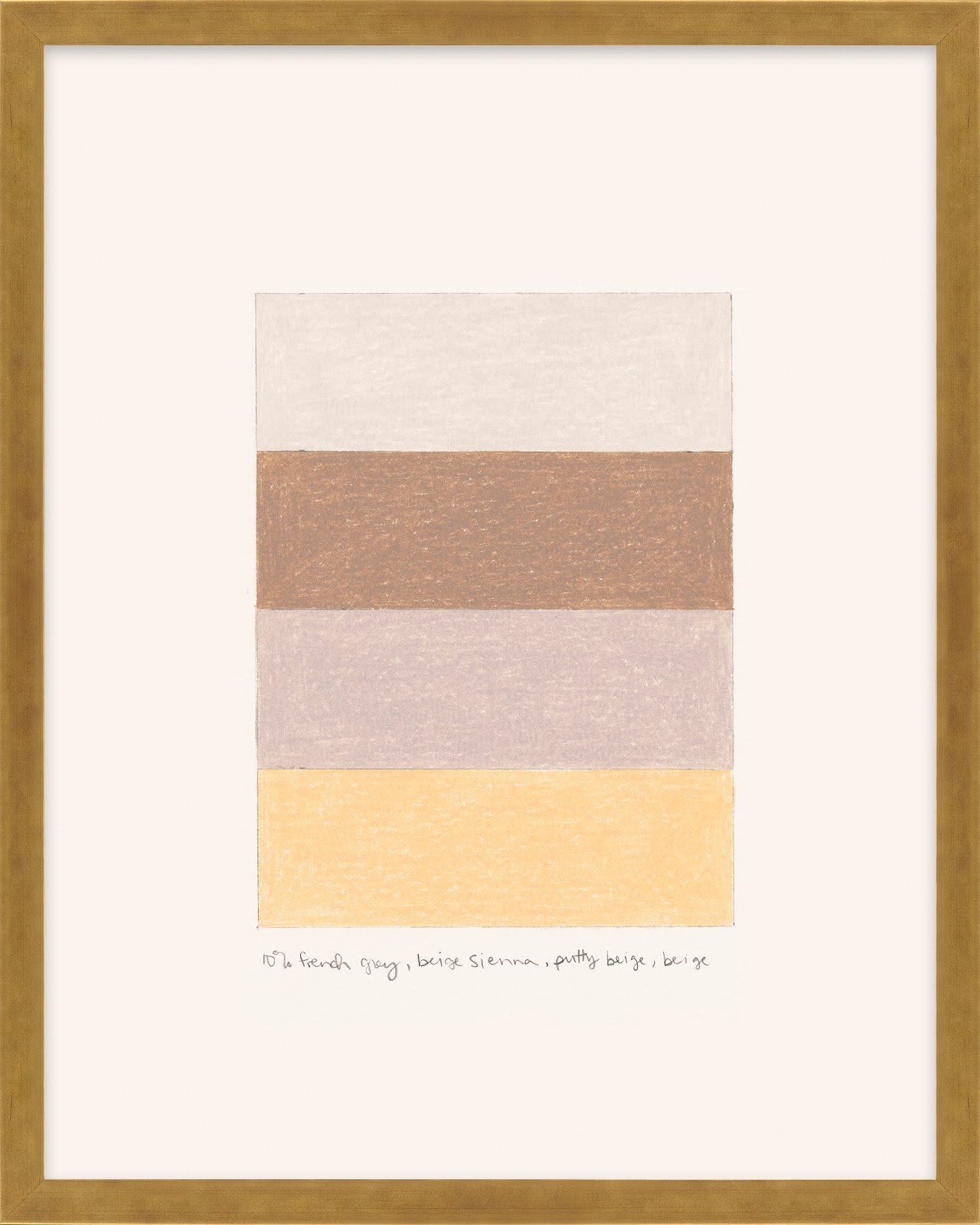 Stacks by Beth James, Gold Framed, 38" H x 30" W x 1.25" D
