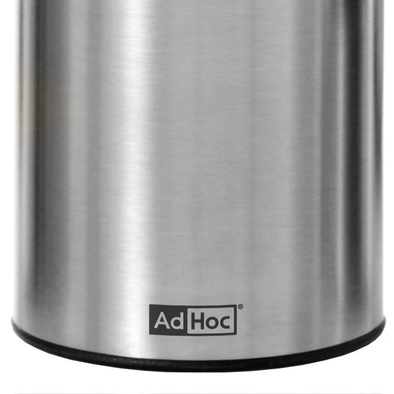 AdHoc Medium Stainless Steel and Acrylic Salt and Pepper Mill
