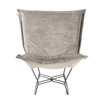Scroll Puff Rocker Bella Ash Titanium Frame