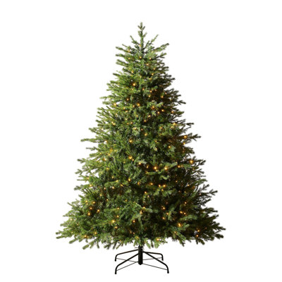 Lighted Artificial Fir Christmas Tree