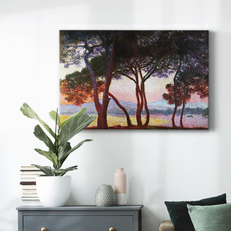 «Juan les Pins» par Monet-Gallery, toile tendue, H 12 po x l 18 po