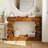 Geometric Block Stacked Console Table