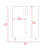 Black Wengue Rectangle Storage Cabinet Base