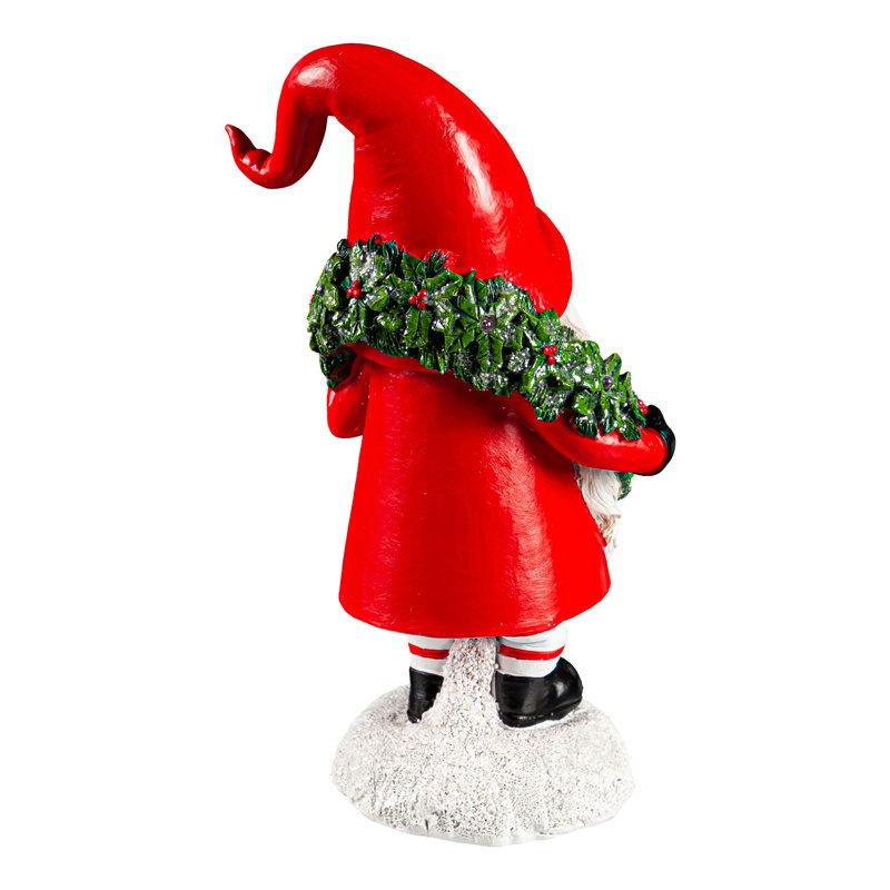 Gnome dans la statuaire des neiges