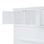Lit double escamotable avec armoires supérieures