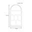 Bibliothèque Minimalist Arch