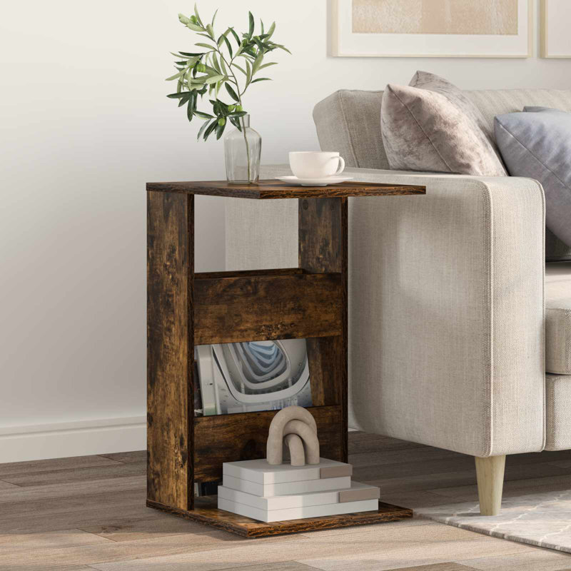 End Table, Smoked Oak