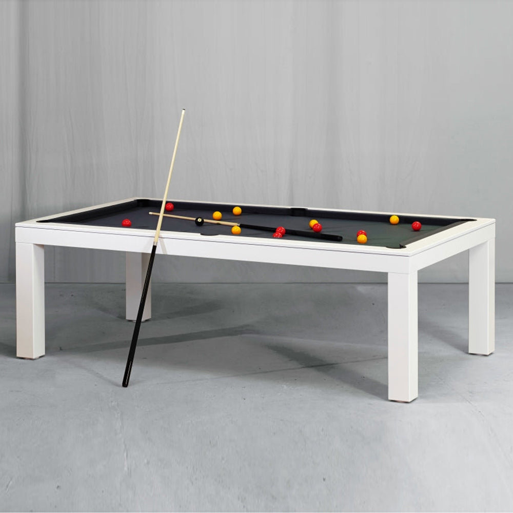 White Billiards 7' Pool Table with Leg Levelers Wayfair
