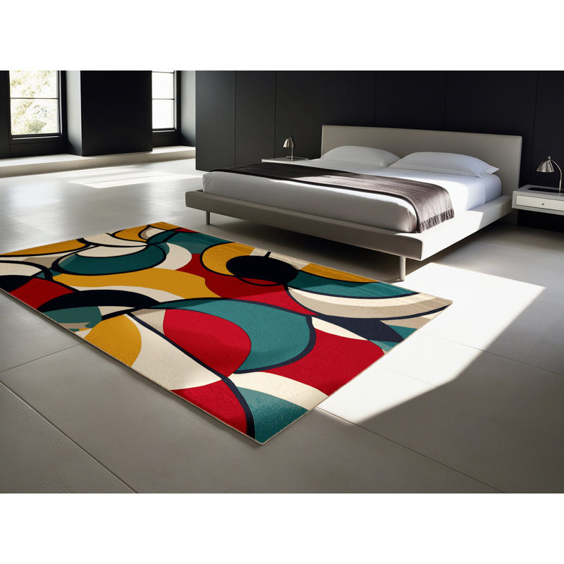 Zippy Pop Rug, Round 7'