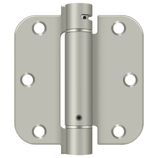 3.5" H x 3.5" W Spring Single Door Hinge Deltana 