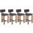 Upholstered Stool With Solid Wood Frame-1150270786