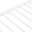 Lit superposé en métal blanc - choix de chambre à coucher moderne, configuration simple sur lit simple, construction en acier durable et stable, zone silencieuse, capacité de charge élevée, escalier sécuritaire