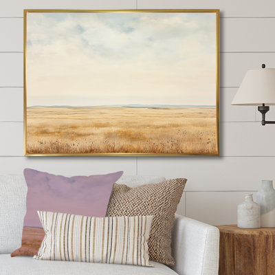 Prayies Endless Meadows Scenery Minimalisme I