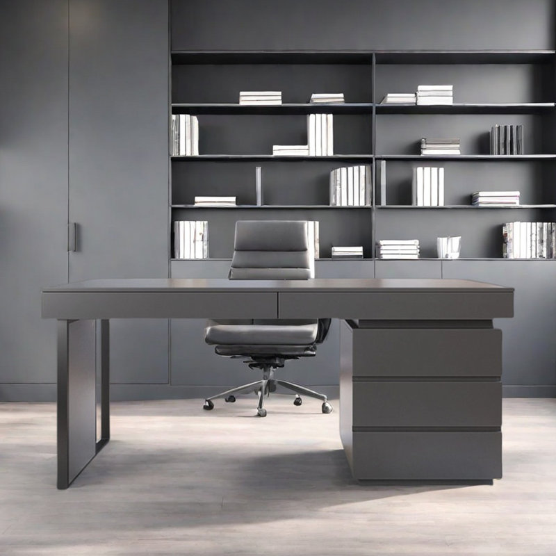 Wiveca, 29.92" H x 62.99" W x 27.56" D, Dark Gray