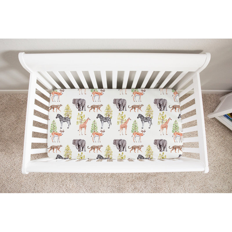 Drap-housse pour lit de bébé Savanna