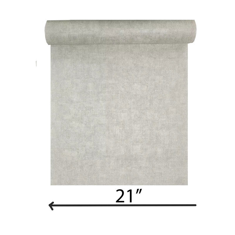 Papier peint texturé uni gris
