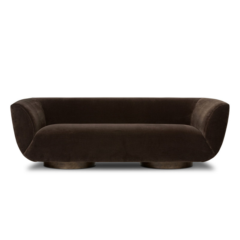 Sabine Sofa, Surrey Cocoa 76.8% Cotton/23.2% Polyester