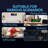 Digital Wall Clock  Large Display 16", With Night Light, Digital Clock With 11  Rgb Colors Changing Remote Control, Dual Alarm, Dimmer, Auto Dst