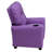 Contemporary Kids Recliner with Cup Holder-56801100