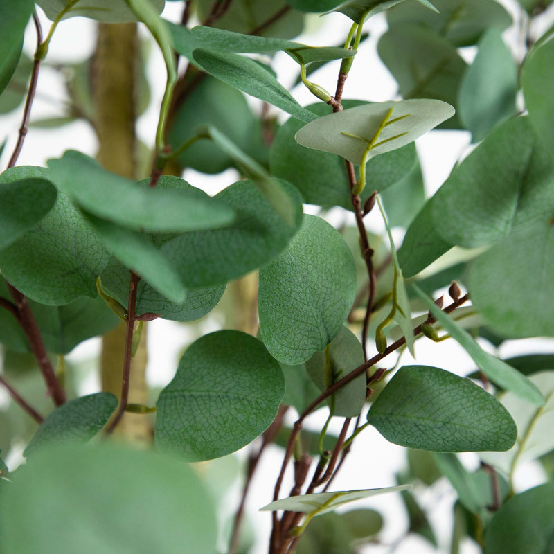 120'' Faux Eucalyptus Tree in Pot Liner