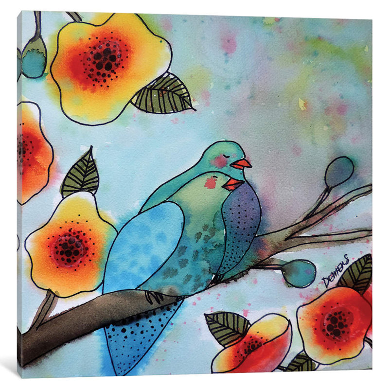 Little Bit Longer by Sylvie Demers - Wrapped Canvas Painting, 45.72 cm H x 45.72 cm W x 1.91 cm D