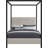 Upholstered Metal Canopy Bed-81840592-81840593