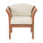 Stamford Eucalyptus Wood Outdoor Conversation Set with 2 Chairs and Coffee Table, Set of 3-125819237