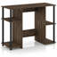  15112 JAYA Bureau d'étude d'ordinateur compact Columbia noyer / noir bureau d'ordinateur personnel-1045804163