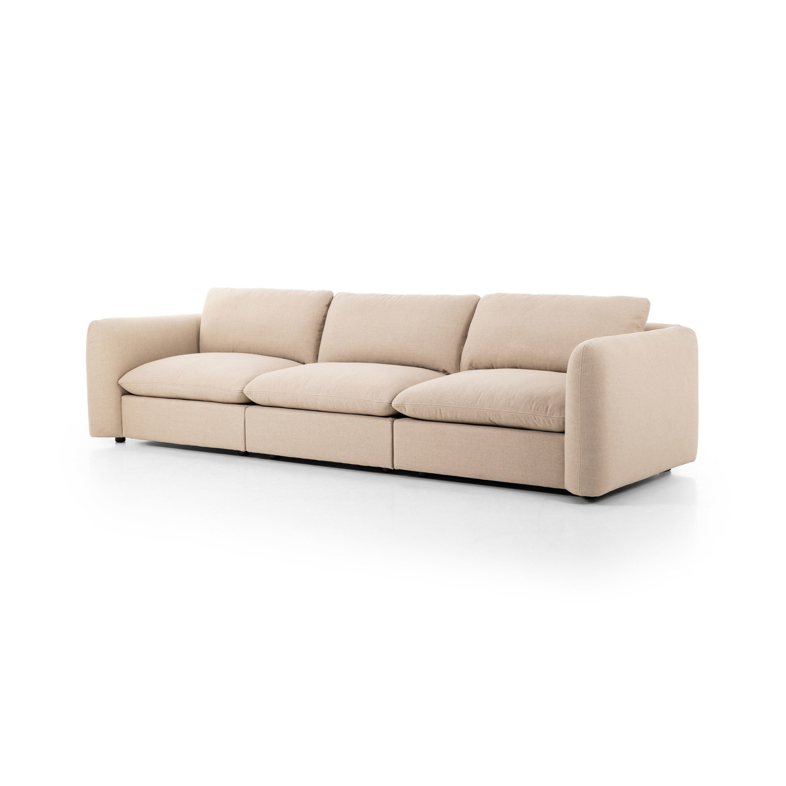 Margorie 115" Linen Modular Sofa, Antwerp Taupe