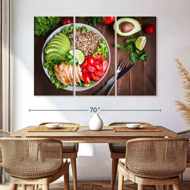 Yarlin Quinoa Salad, 42" H x 65" W