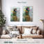 Pineapple Color Splash Paint, reproduction d'art sur toile-219492658