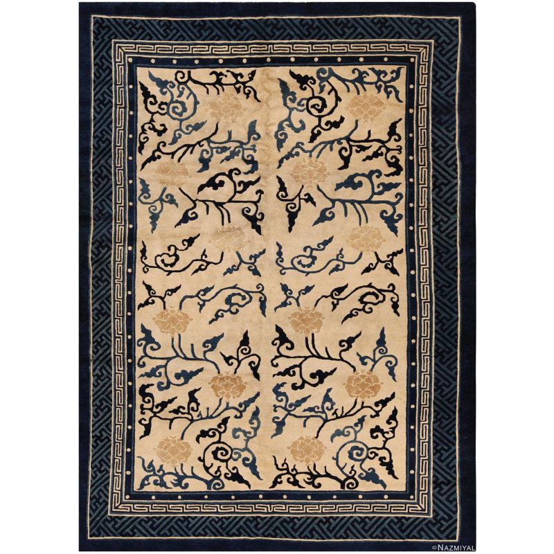 One-of-a-Kind Rectangle 6' x 8'2" Hand Knotted Area Rug