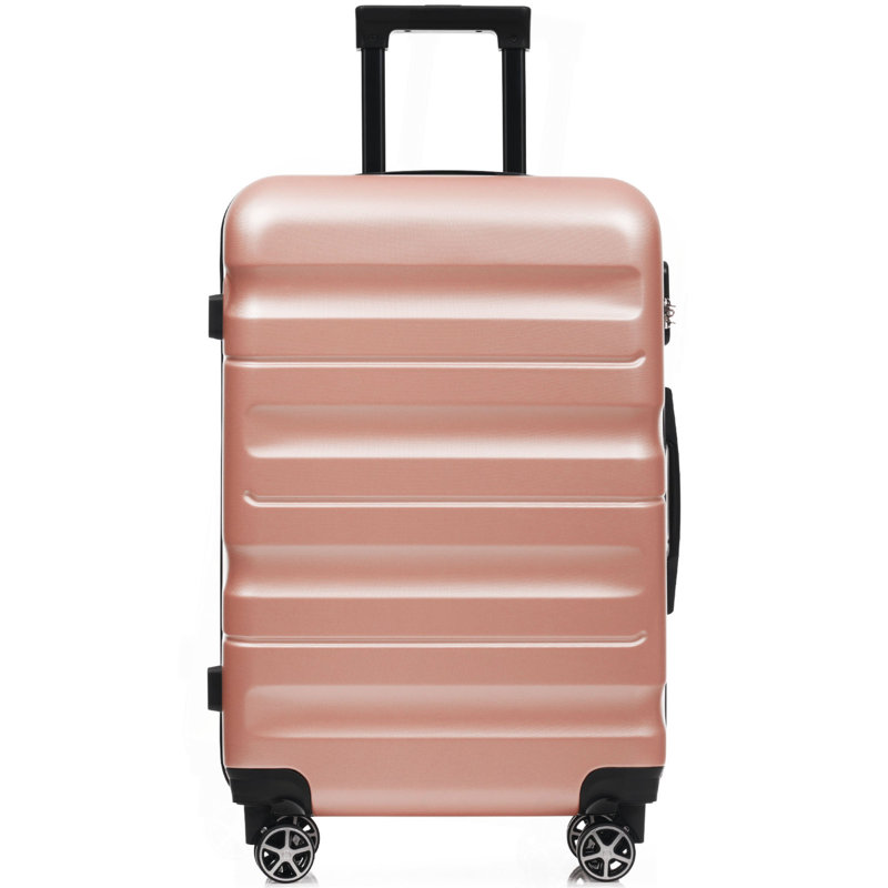 Ensemble de valises Hardshell en ABS - Valises légères et durables avec deux roues pivotantes, tailles de bagage à main et pour bagages