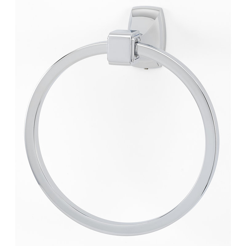 Wall Mounted Towel Ring, Polished Chrome