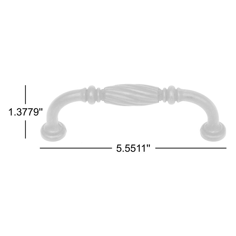 Poignée barre 5 po French Twist, Bronze huilé, 5"