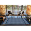 Tapis décoratif moderne à motif géométrique bleu-1559095778