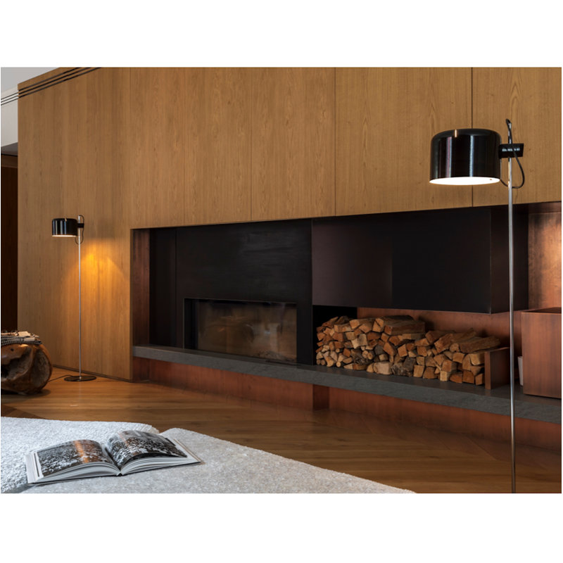 Coupé 55" Floor Lamp, Black