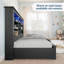 Daybed With Led Headboard, Usb Charging Station And 3 Storage Drawers, Rustic Farmhouse Style-1515437731