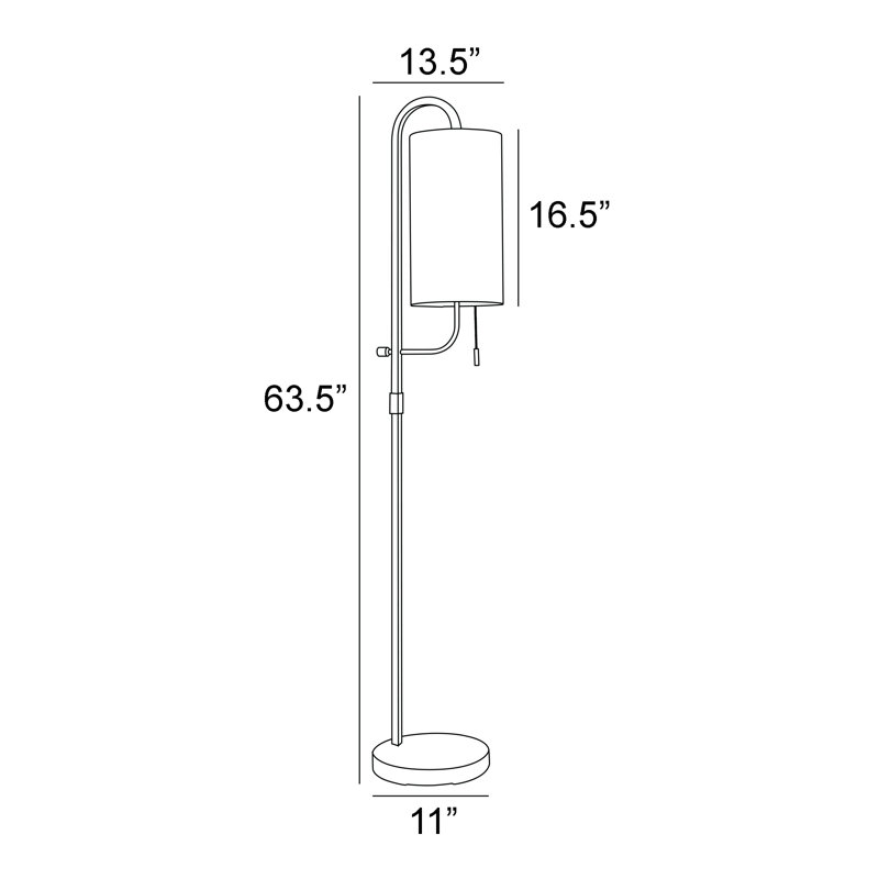 Lampe sur pied 64 "