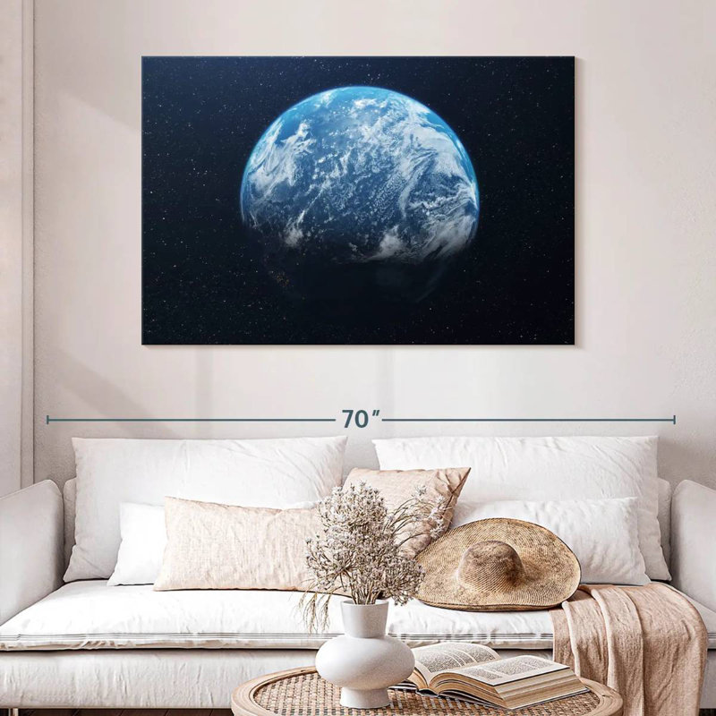 Oberle Earth From Space, 32" H x 48" W