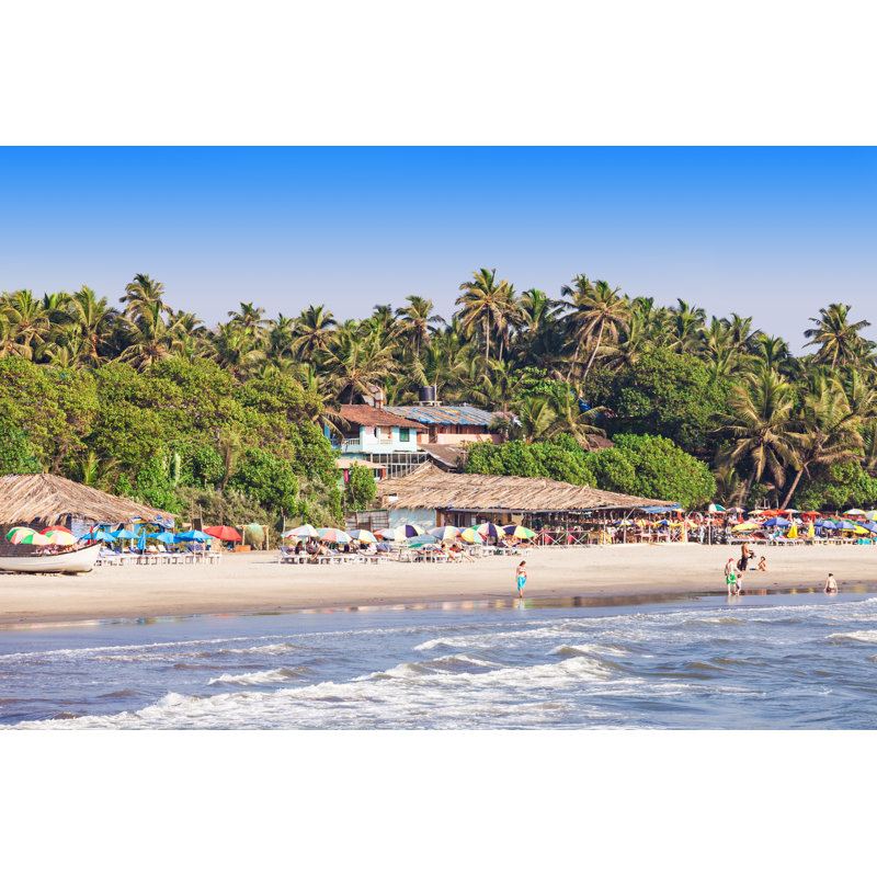 Arambol Beach, Goa by Saiko3p - Wrapped Canvas Print, 30cm H x 46cm W x 3.8cm D