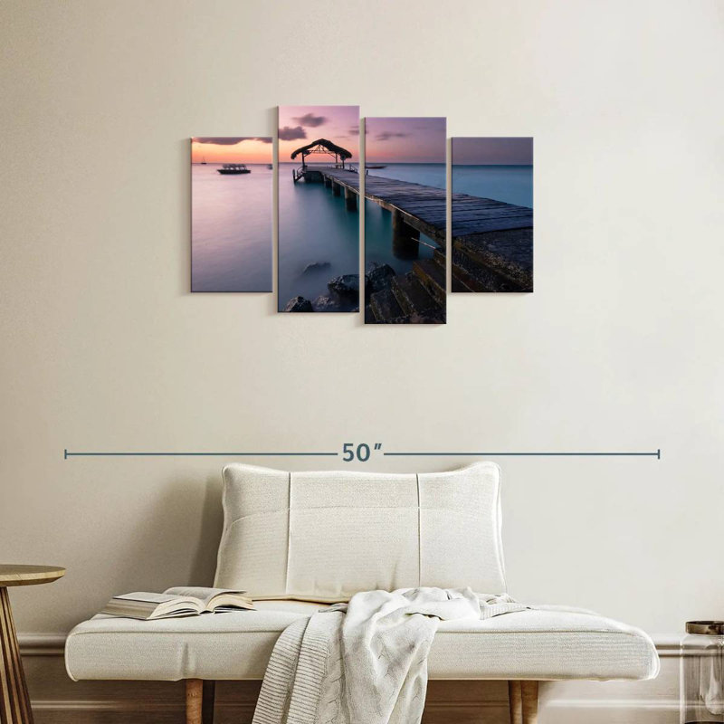 Magical Boardwalk Sunrise, 22" H x 36" W