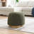 Fully Assembled Round Soft Teddy Fabric Upholstered Ottoman, Footstool with Soft Padded Seat for Modern Living-751748117