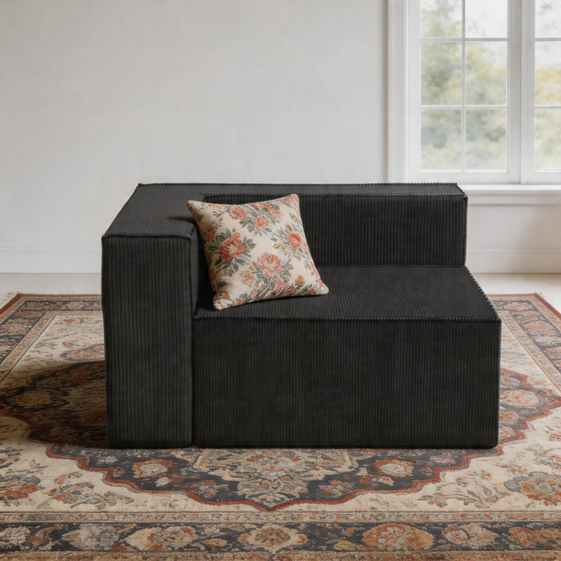 Canapé Corduroy, Black